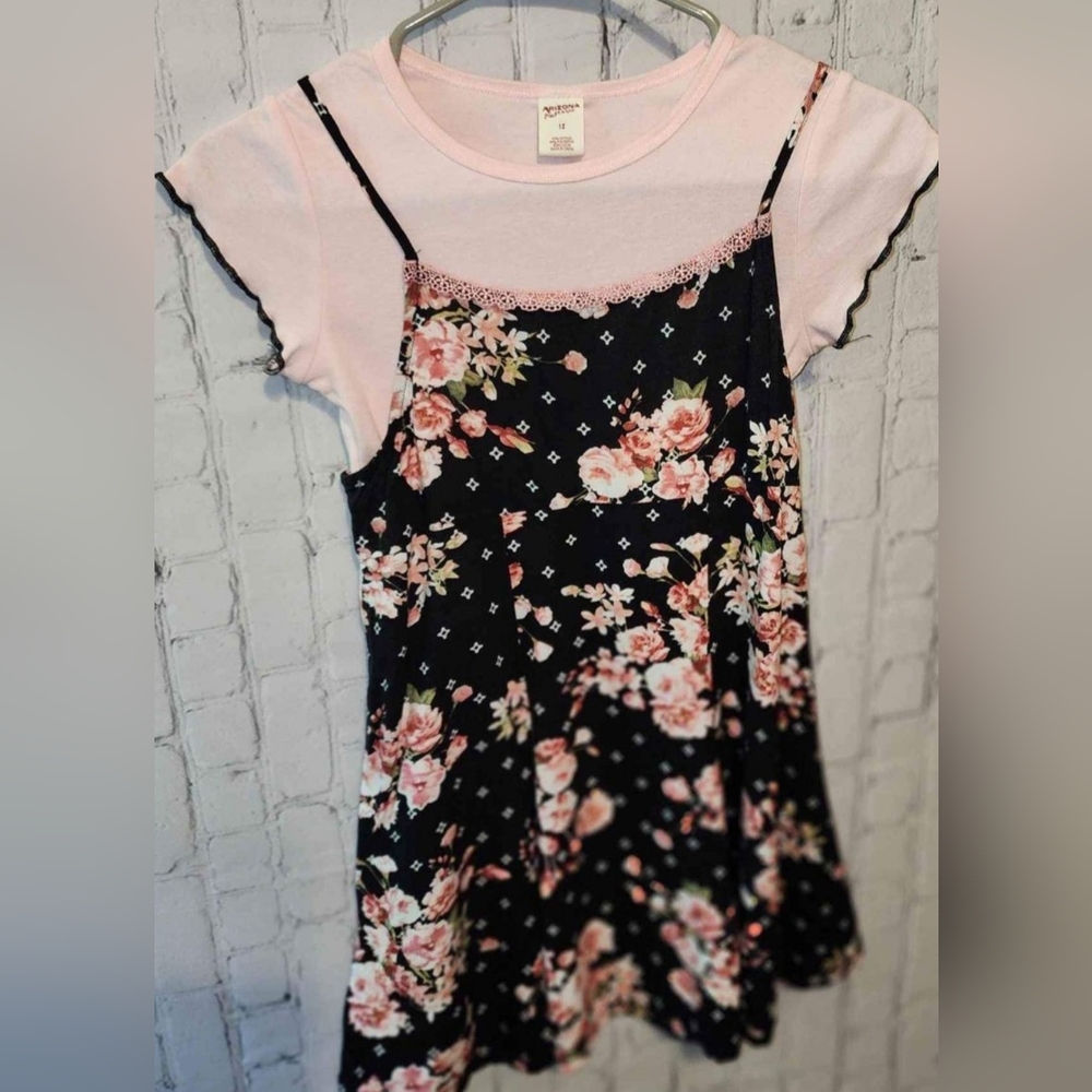 Girls BabyDoll Style sz 12 Arizona 2 Piece Dress